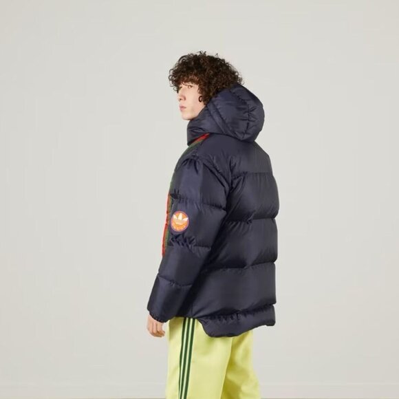 NWT Gucci x adidas Padded Down Hooded Jacket With Detachable Sleeves 713712 - Picture 7 of 9